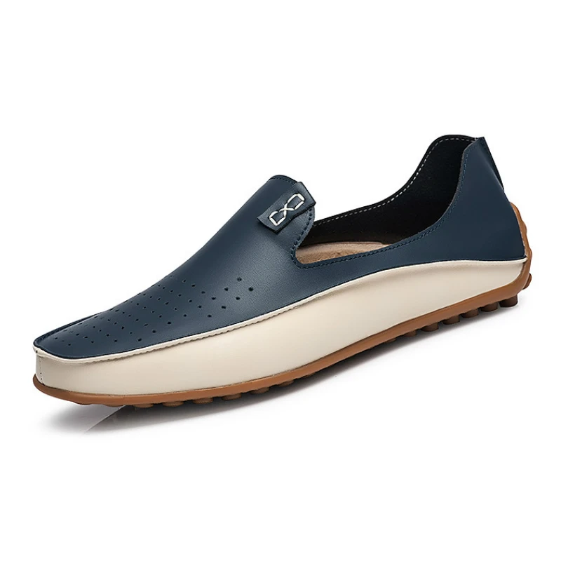 2018 Men's Non-Leather Casual Shoes Man Leisure Loafers Synthetic Breathable Soft Bottom Fashion Classics Style Factory Direct | Обувь