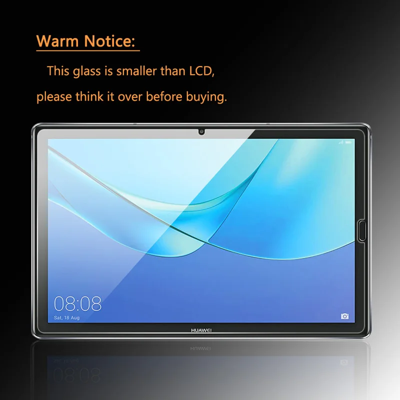 KTG1325_4_JONSNOW 9H Tempered Glass for Huawei Mediapad M5 8.4 inch Screen Protector for Huawei Mediapad M5 10.8 inch Scratch Proof Glass
