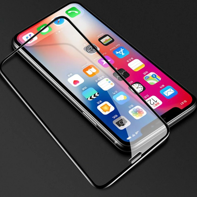  Volle Abdeckung Gehärtetem Glas Für iPhone XR XS Max X 8 7 6 6 S Plus 5 Schutz Film Für iPhone XR E
