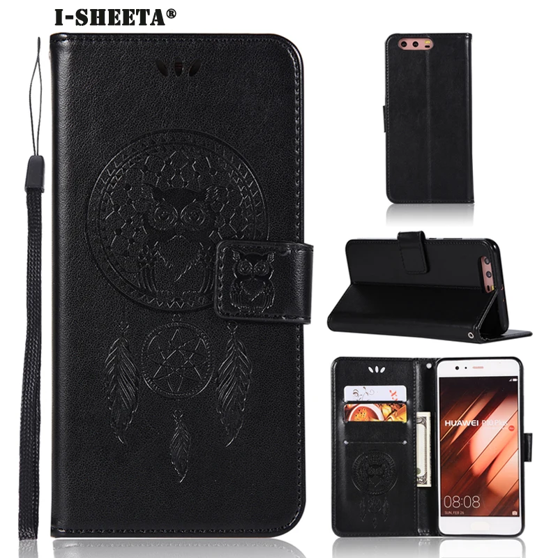 360 Magnetic Full Protection For Huawei P10 Lite Plus Stand Wallet Case Soft TPU PU Leather 3D Pattern Flip Cover + Lanyard | Мобильные