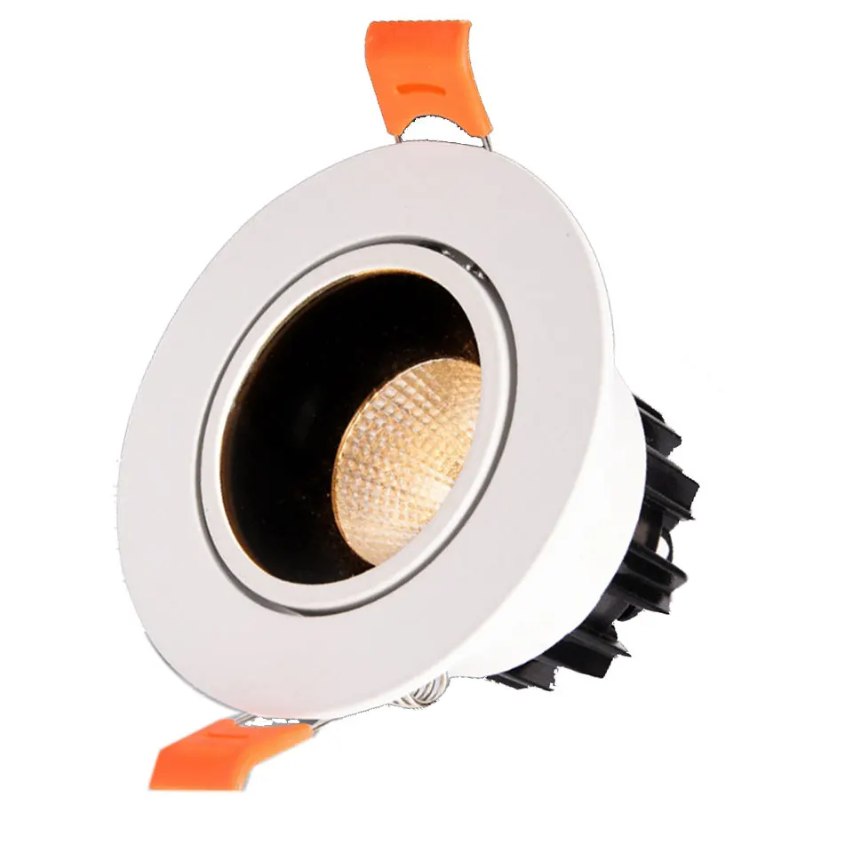 

GD 4pcs 3W 5W 10W 12W 15W LED Downlight AC220 Spot LED Anti Glare LED Spot For Home Decor + LED Driver