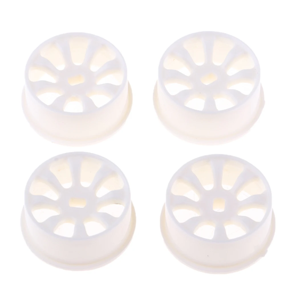 4Pcs Plastic Wheel Rim For RC 1:24 Road Racing Car Accessories