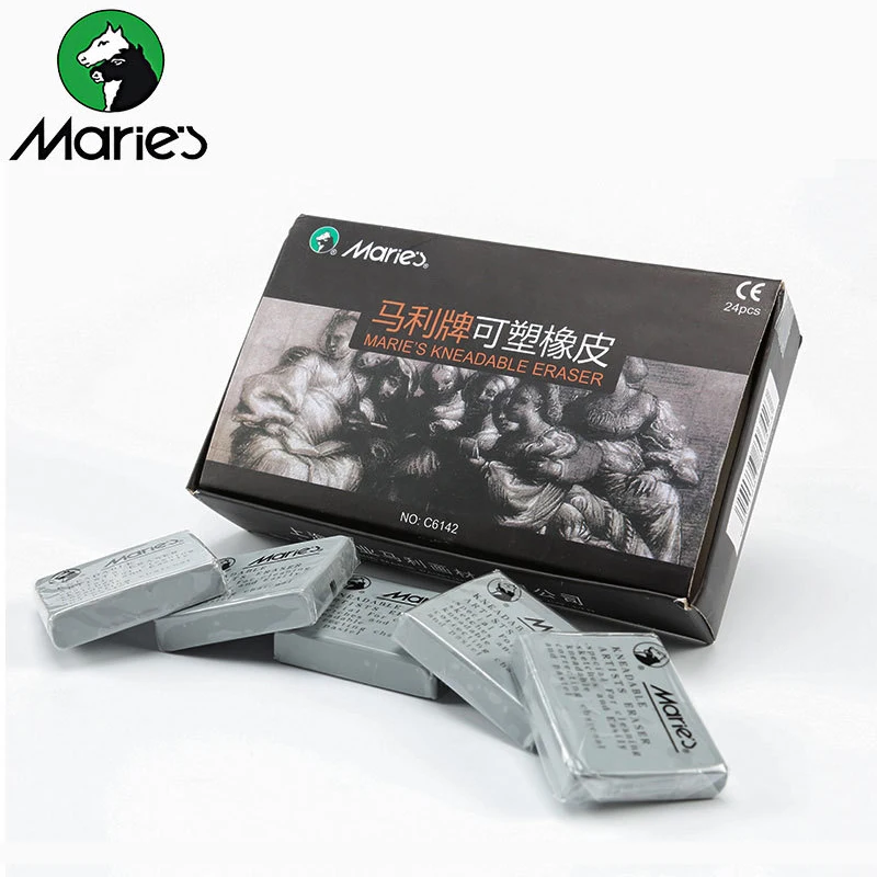 

1Pc Maries Plasticity Rubber Soft Eraser Wipe highlight Kneaded Rubber Art Pianting Design Sketch Drawing Plasticine Stationery