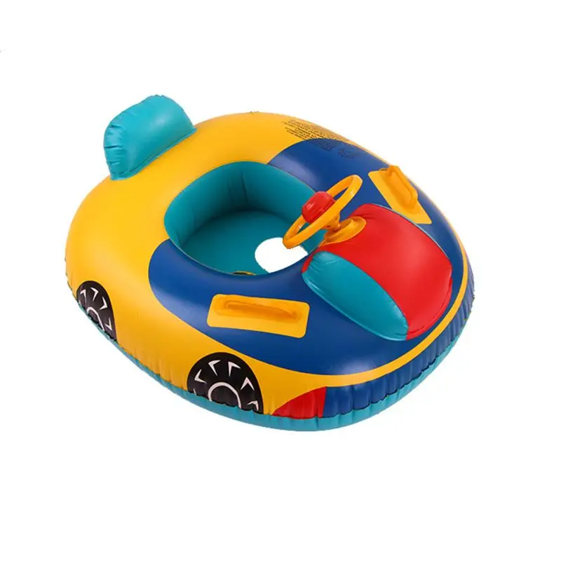 Детский плавательный бассейн, надувной детский плавательный автомобиль, кольцо, плавающий лодка, плавающий Водные Игрушки для мальчиков, девочек, младенцев, малышей от 6 до 6 лет