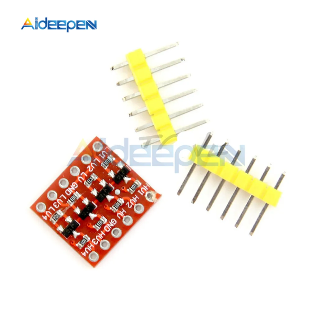 

5Pcs 4 Channel IIC I2C Logic Level Converter Bi-Directional Board Module For Arduino Compatible With 5-3V System