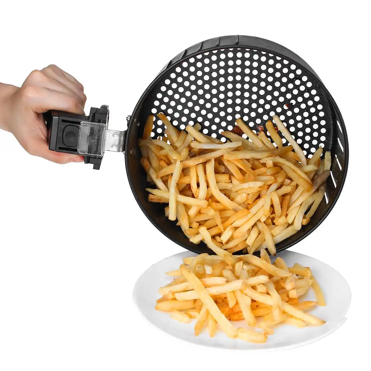  1400W 5.2L Power Air Fryer Digital LED Touch Screen Timer Temperature Control Electric Deep Fryer A - 33047322847