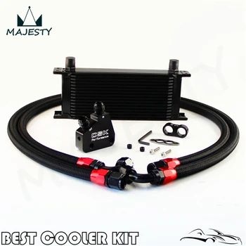 

Universal 16 Row Engine Oil Cooler Kit + Sandwich Plate adapter