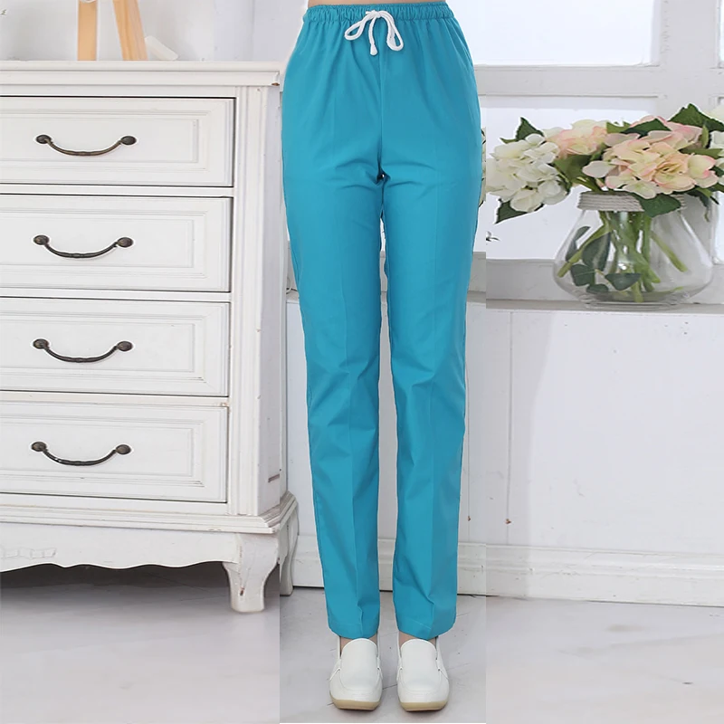 Sanxiaxin новые рабочие брюки доктор униформа медсестры низ хлопок больше карманов стоматологический медицинский скраб брюки Спа Уход скраб брюки - Цвет: men pants