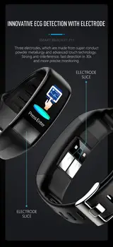 P11 Blood Pressure Watch Smart Band PPG ECG Heart Rate Smart Bracelet Activity Fitness Tracker Smart Electronics clock Wristband 4