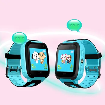 

Kids Smart Watch S4 Waterproof SIM Card Dial SOS Camera Children Smart watch for Baby safe Android IOS Phones Locator