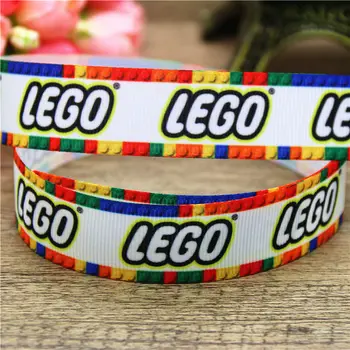 

DUWES 7/8'' Free shipping printed grosgrain ribbon Accessory hairbow headwear DIY decoration 22mm D748