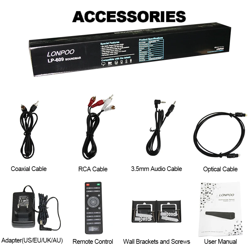 Speakers Lonpoo 40w Home Fast Bass 5 Speakers Lonpoo 40w Home Fast Bass 5