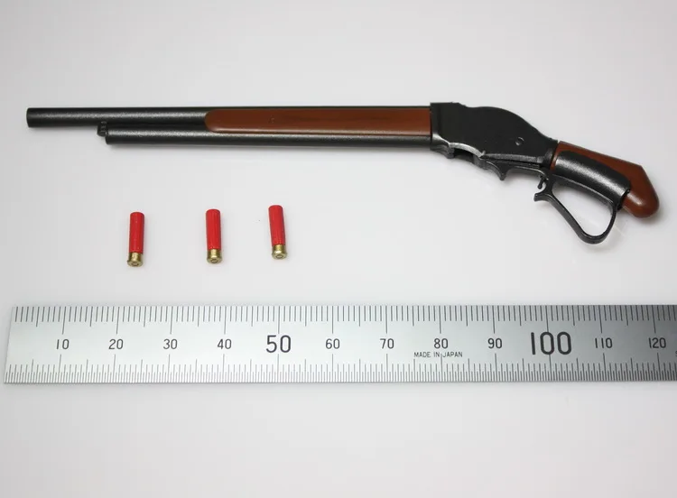 

[ESTARTEK] 1:6 M1887 ZY8040 T800 Terminator Plastic Shot Gun Weapons Props for 12" Collectible Action Figure DIY