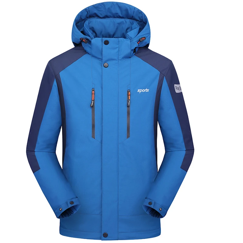 

Men's Outdoor Hiking Jacket Men Spring Sports Rain Coat Climbing Trekking Windbreaker Fishing Waterproof Walking Jackets Coat