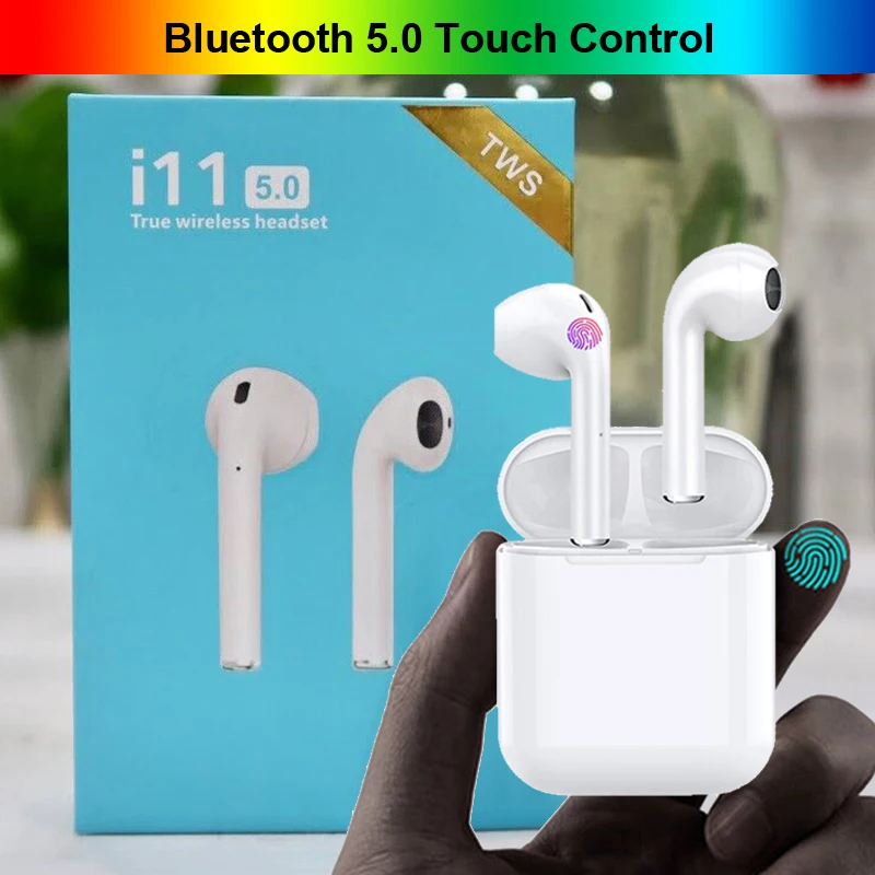 

i11 TWS Mini 5.0 Bluetooth Earphone Wireless Headphones Portable Invisible Earbud for Iphone All Smart Phone PK i10 i12 i13 i20