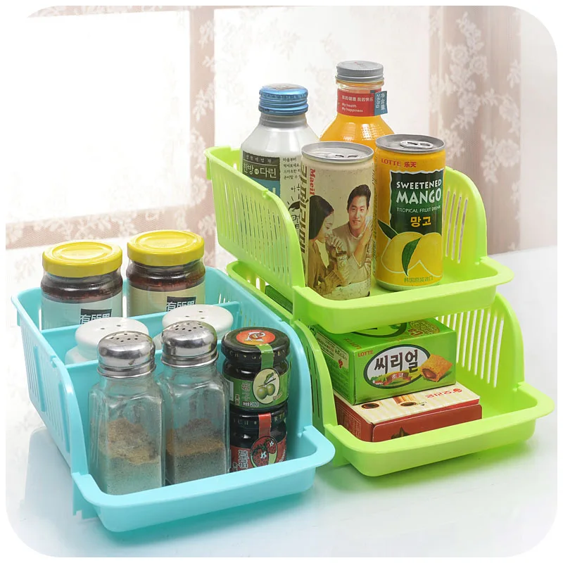 New Kitchen Utensil Storage Holder Plastic Refrigerator Storage Box