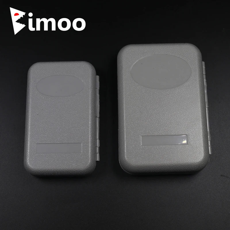 

Bimoo 4 size Waterproof ABS Fly Fishing Lure Bait Storage Box Durable Plastic Foam Box Fishing Hooks Organizer Holder Tackle box