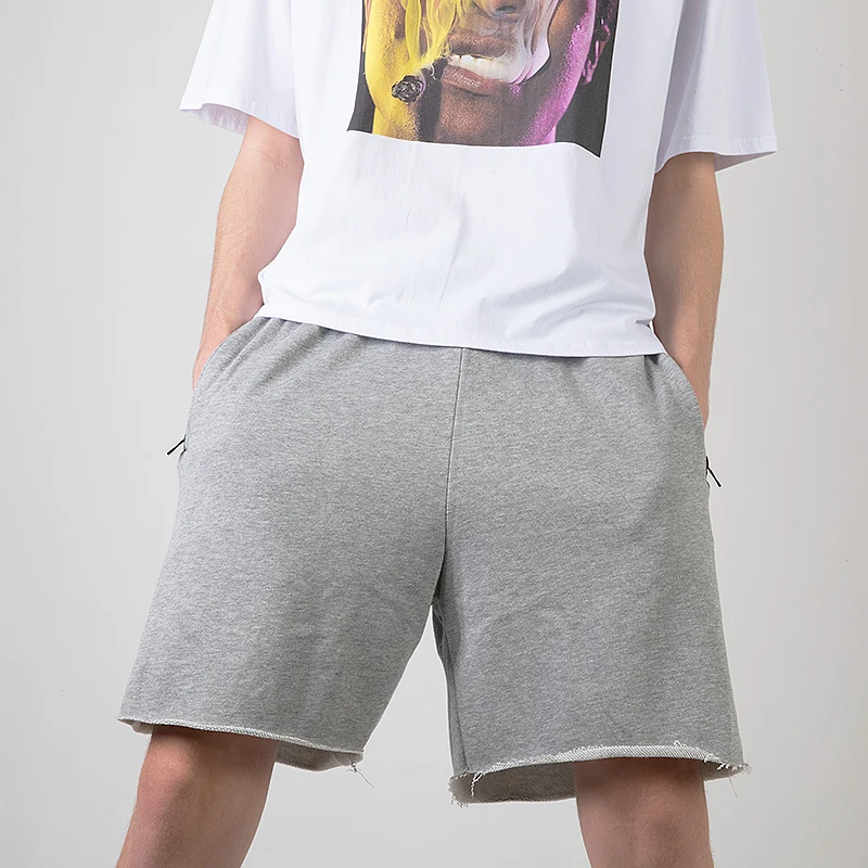 HEYGUYS,, однотонная Мода, высокая уличная мода, мужские спортивные шорты, мужская повседневная крутая уличная одежда, хип-хоп, дизайн, молния, хаки, зеленый