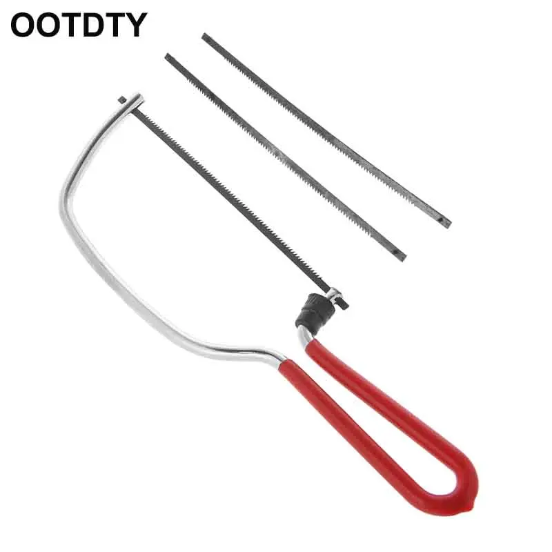 Mini Scroll Coping Metal Saw DIY Hand Hacksaw Woodworking Tool