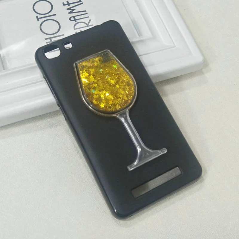 Cupcall для Cubot Радуга Bling Блеск Роскошные девушка женщина вина Стекло Плывун песок