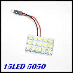 Бесплатная доставка T10 BA9S света купол 15LED 5050smd белый гирлянда светодиодная интерьер комнаты LED Купол дверь автомобиля с подсветкой панель