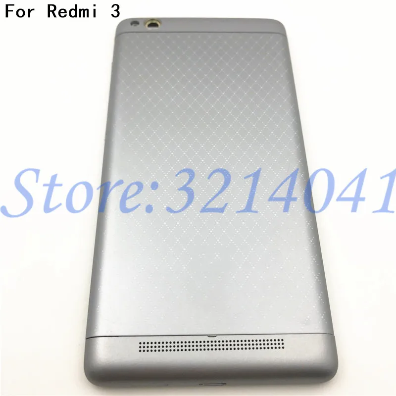 

Metal Battery Door Back Cover For Xiaomi Redmi 3 Case Replacement Metal Back Housing Battery Cover for Redmi 3 With Logo