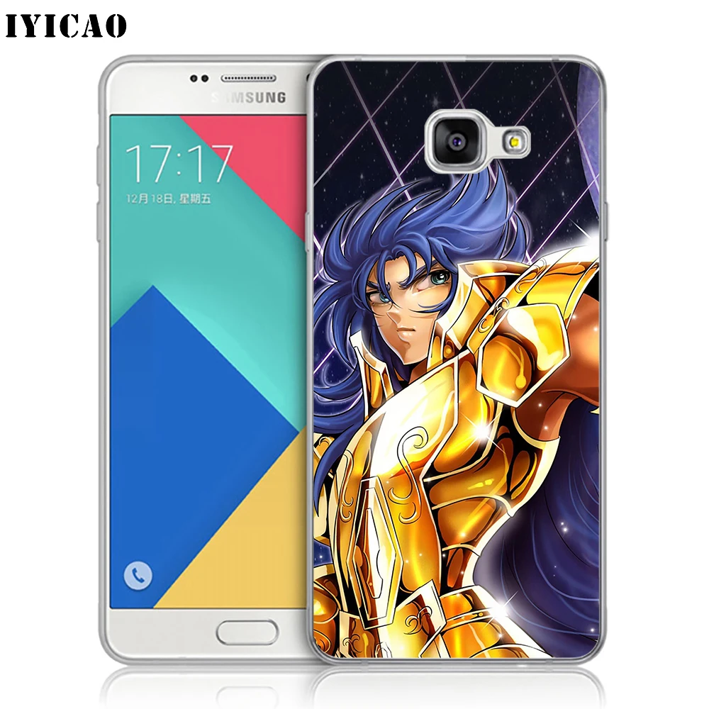 IYICAO Saint Seiya Мягкий силиконовый чехол для телефона Samsung A10 A30 A40 A50 A70 M10 M20 M30 TPU