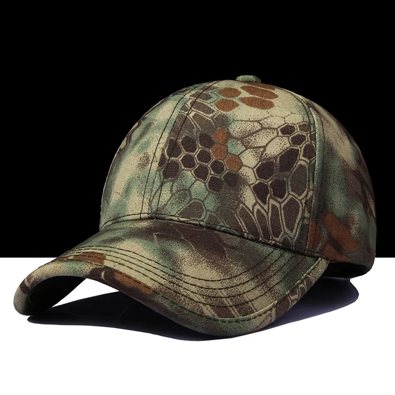

Men and Women Outdoor Python Striped Sunshade Cotton Cycling Cap Solid Bike Riding Equipment Dark Color