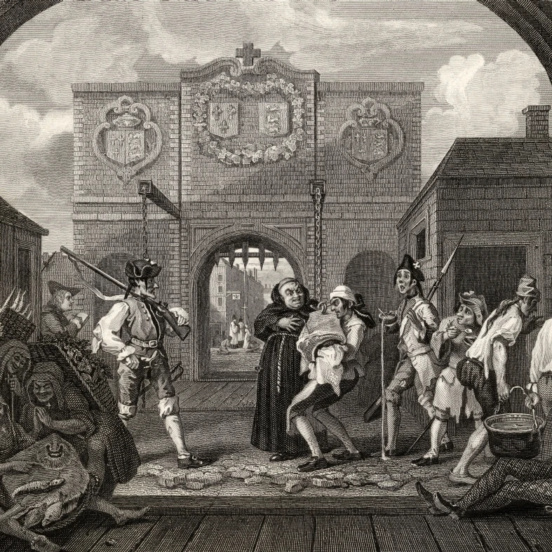 Gate Of Calais O The Roast Beef Of Old Engalnd From The Original Picture By Hogarth From The Works Of Hogarth Published