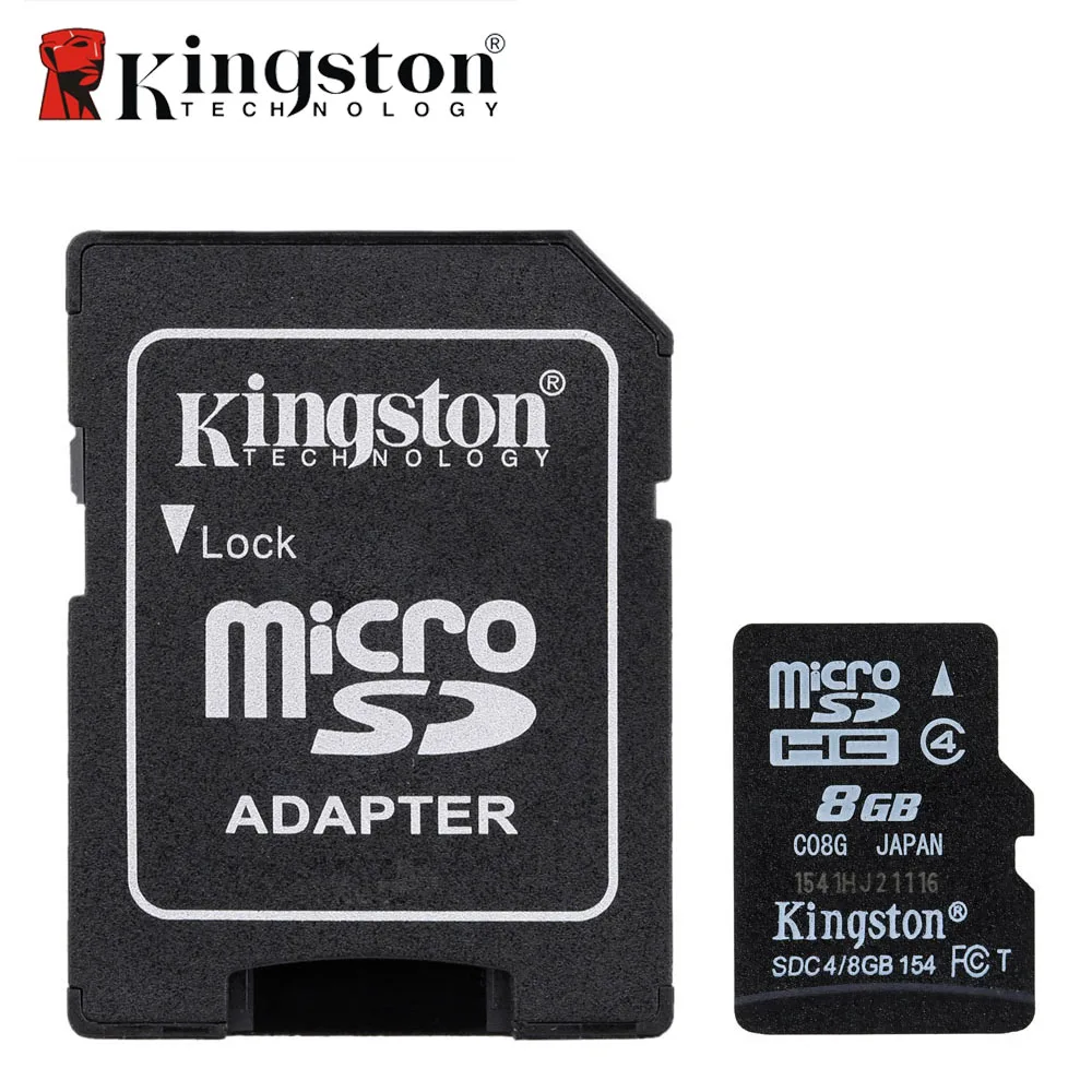 Kingston Class 4 8GB Micro SD Card Memory Card 8 GB Microsd Cartao de