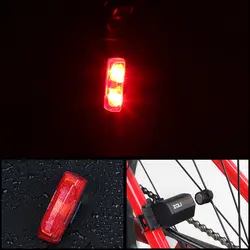 Аккумулятор Бесплатный Прокат задняя фара велосипеда магнитной индукции Водонепроницаемый предупреждение о поездке фонарик для горного
