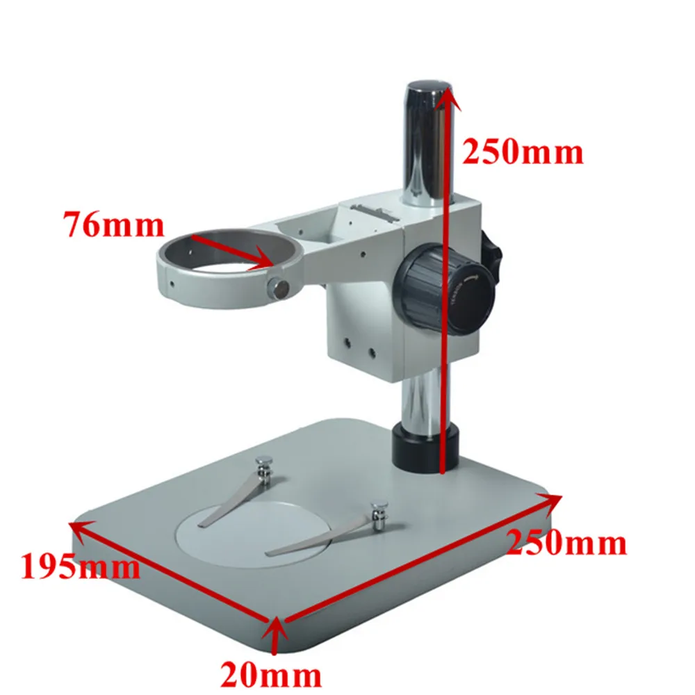 Hayear Professional Stereo Microscope Bracket Stand Holder Universal Microscope Metal Table Base