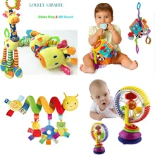 Buy Soft Baby Toys 0-12 Months Musicical Crib Bed Stroller Toy Spiral Toys For Baby 0-12 Months Education Toys Bebe Bed Bell Rattle Free Shipping