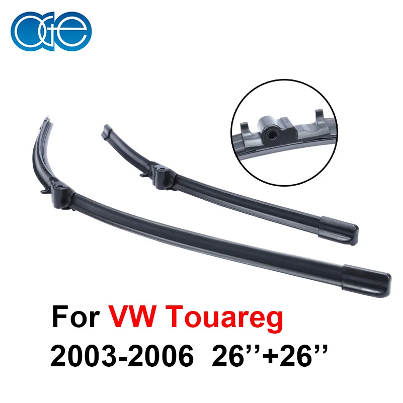Oge Car Windscreen Wiper Blade For Vw Touareg 2003 2004 2005 2006 26''+26'' Professional 2pcs
