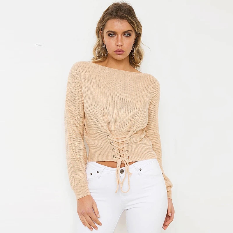 

Spring Autumn and Winter basic Women Sweater O-neck Knitted Sweater for Women Long Sleeves Women Pullover Sweater Top