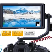 FEELWORLD F5 5 дюймов 4K HDMI DSLR камера полевой монитор 1920x1080 дисплей для sony Nikon Canon DJI ronin s zhiyun crane 2 Gimbal