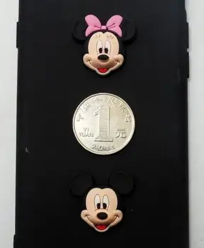 

10 pcs cartoon mix minnie mickey PVC Silica gel Patch Jewelry Accessories DIY Handmade Hairpin Jewelry Decoration T-69