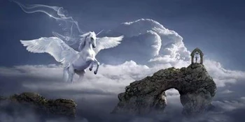 

GLymg Diamond Embroidery Pegasus Takes Flight DIY Diamond Painting Craft Rhinestones Embroidery Mosaic Gift Wall Arts Decor