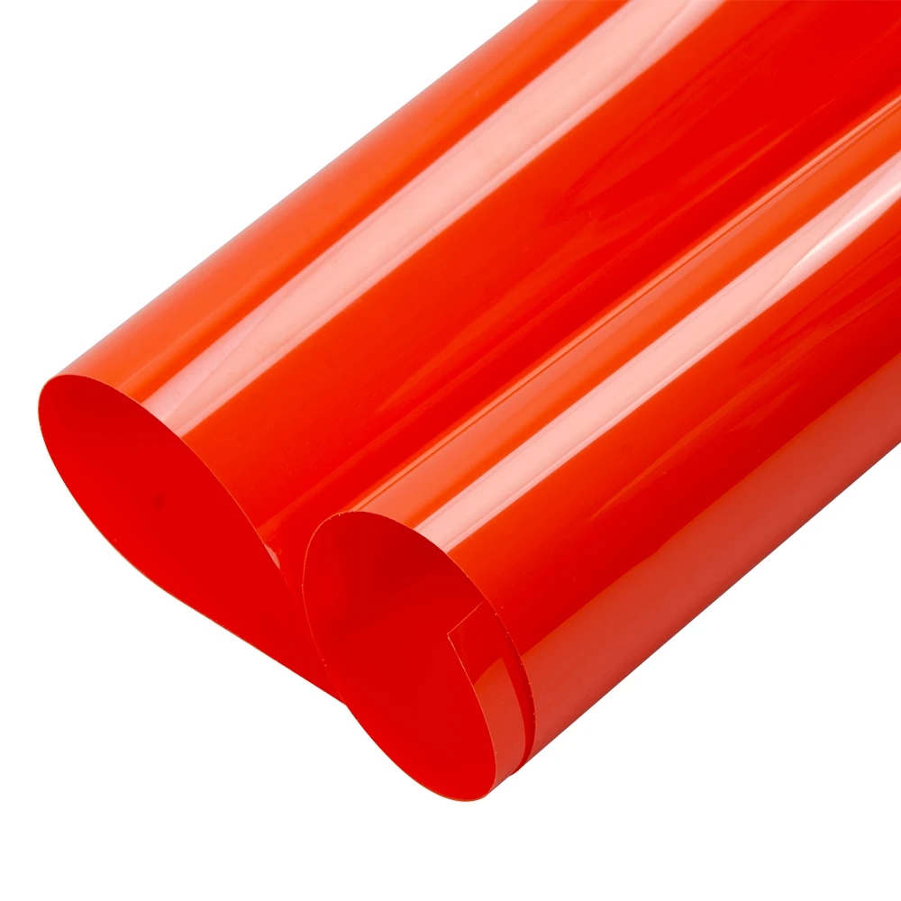

50x200cm PVC Orange Heat Transfer Vinyl Iron on HTV Supplies for T Shirts, Fabric, Clothing Works with Cricut, Silhouette Cameo