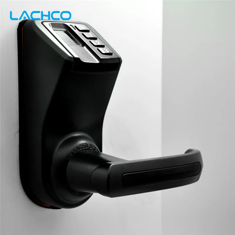 Hot Product  LACHCO Biometric Fingerprint Door Lock  Electronic Password Lock Digital Code Keyless Smart Entry H