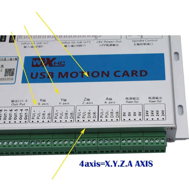 Новое обновление XHC mk4 v 5th поколения с ЧПУ Mach3 USB 4 оси движения Управление карты