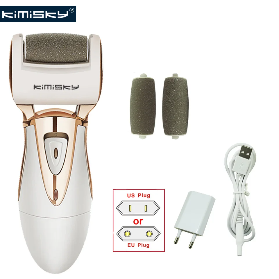 Comprar KIMISKY de lujo eléctrico de cuidado de los Pies herramientas de Pedicura Lima de Pies Pedicura terciopelo suave vibrador Pies muertos piel removedor Pies