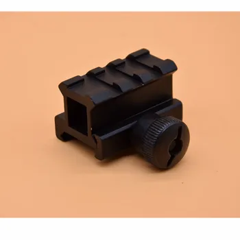

Hunting accessories Short Side Rail Base Airsoft High Profile Hunting Riser Scope mount 3 Slot Low Riser Weaver Picatinny Rifle