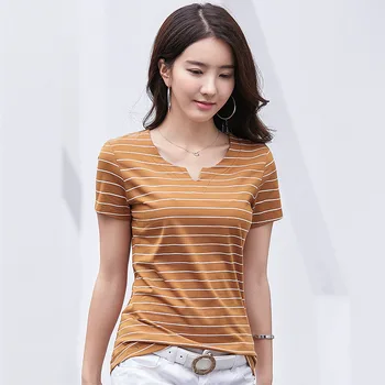 

summer clothes for women tshirt women t shirt streetwear tee shirt femme tops Striped t-shirt