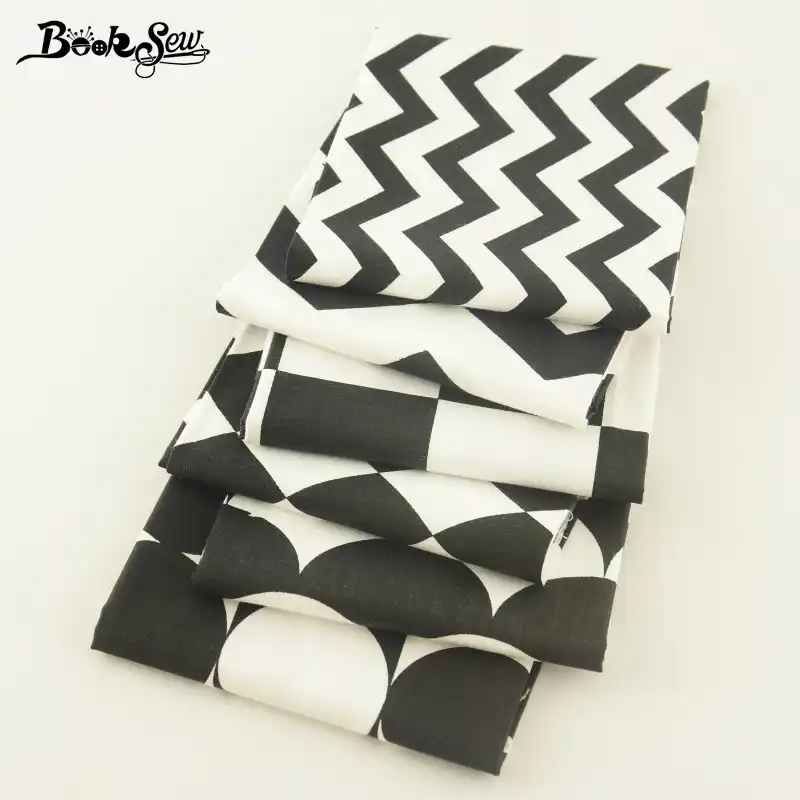 5 Pcs 8*8 Cotton Fabric by The Yard Fat Quarter Quilting Fabric Bundles Patchwork Material Fabric for Sewing DIY Making Supplies