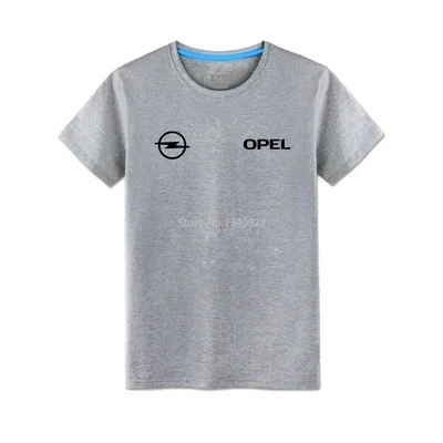 Мужская одежда для послепродажного обслуживания Opel, футболка с коротким рукавом, летняя модная футболка для клуба автомобиля