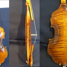 Уникальный дизайн в стиле барокко нет rib Скрипки 4/4, большой, яркий звук#12056