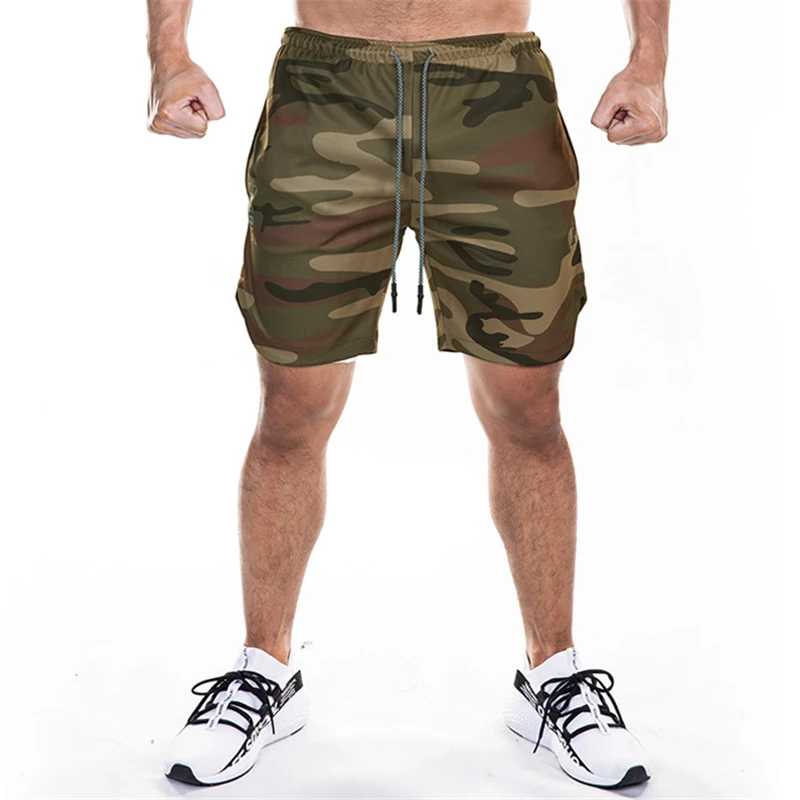 

Men's 2 in 1 Running Security Pockets Leisure Shorts Quick Drying Sport Shorts Built-in Pockets Hips Hiden Zipper Pockets M-XXXL