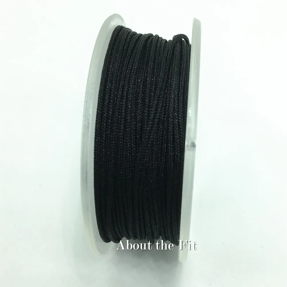 Тканый нейлоновый модный браслет с высокой плотностью плетеные аксессуары Шелковый бисер пластик для изготовления ювелирных изделий веревки для макраме - Цвет: 606