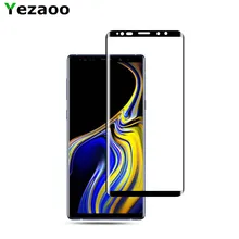 Для samsung Galaxy Note 9 закаленное стекло yezaoo полное покрытие Защитная пленка для экрана для samsung S7 edge S8 S9 plus Note 8 стекло